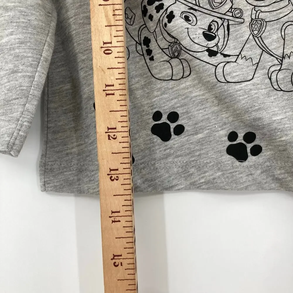 H&M Paw Patrol Long Sleeve Graphic Gray Tee Toddler 2T NEW